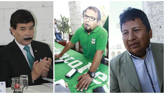 Omar Candia candidato al municipio de Arequipa y Alfredo Zegarra a la Región 