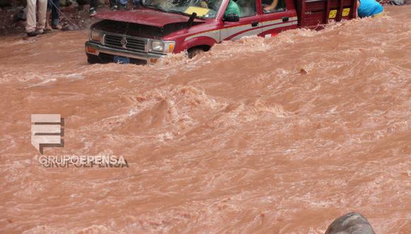 Chontabamba reclama ayuda por lluvias
