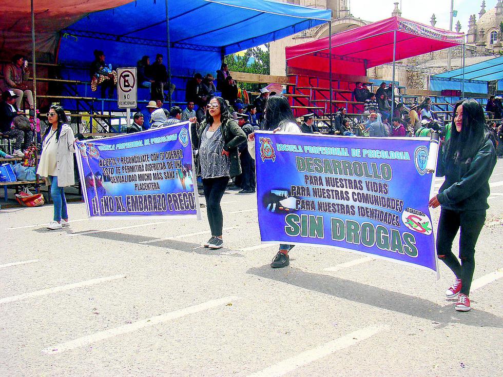 Estudiantes se lucieron en la XXI Entrada de Confraternidad Universitaria 2018