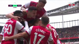Arsenal vs. Manchester United: Saka cambió penal por gol para el 2-0 tras un fallo del VAR (VIDEO)