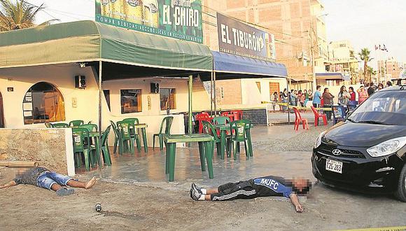 Trujillo: Infernal balacera en una cantina deja dos personas muertas