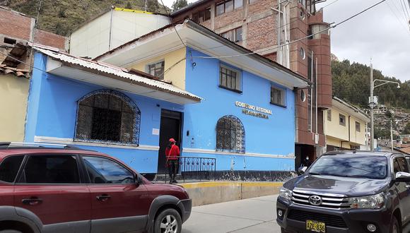 Gobierno Regional de Huancavelica.