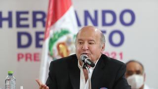 Hernando de Soto debatirá mañana con José Vega en evento del JNE