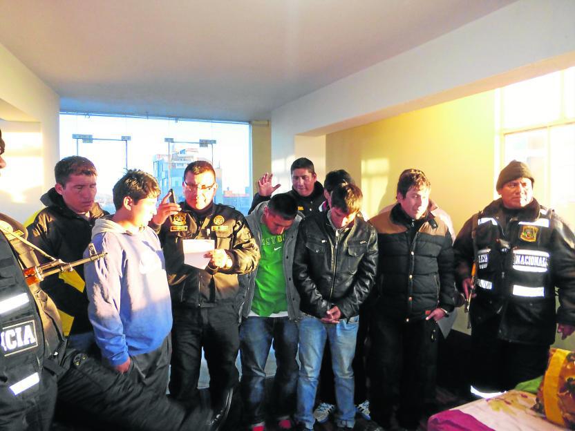 En Jualiaca capturan camión robado en Cusco