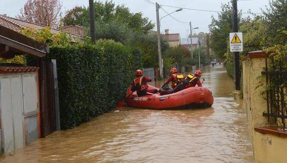 Italia: Fuertes lluvias dejan un muerto 