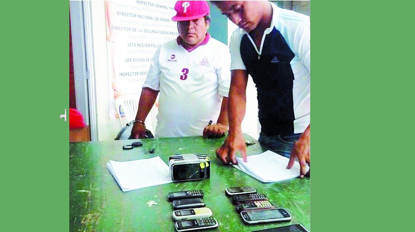 Chiclayo: Incautan celulares en “La Cachina”