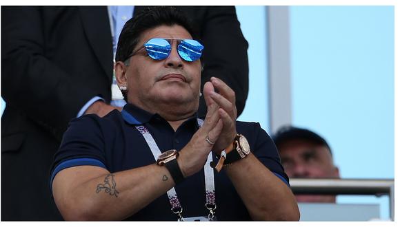 Diego Maradona molesto por no ser considerado como candidato para dirigir a la Argentina 