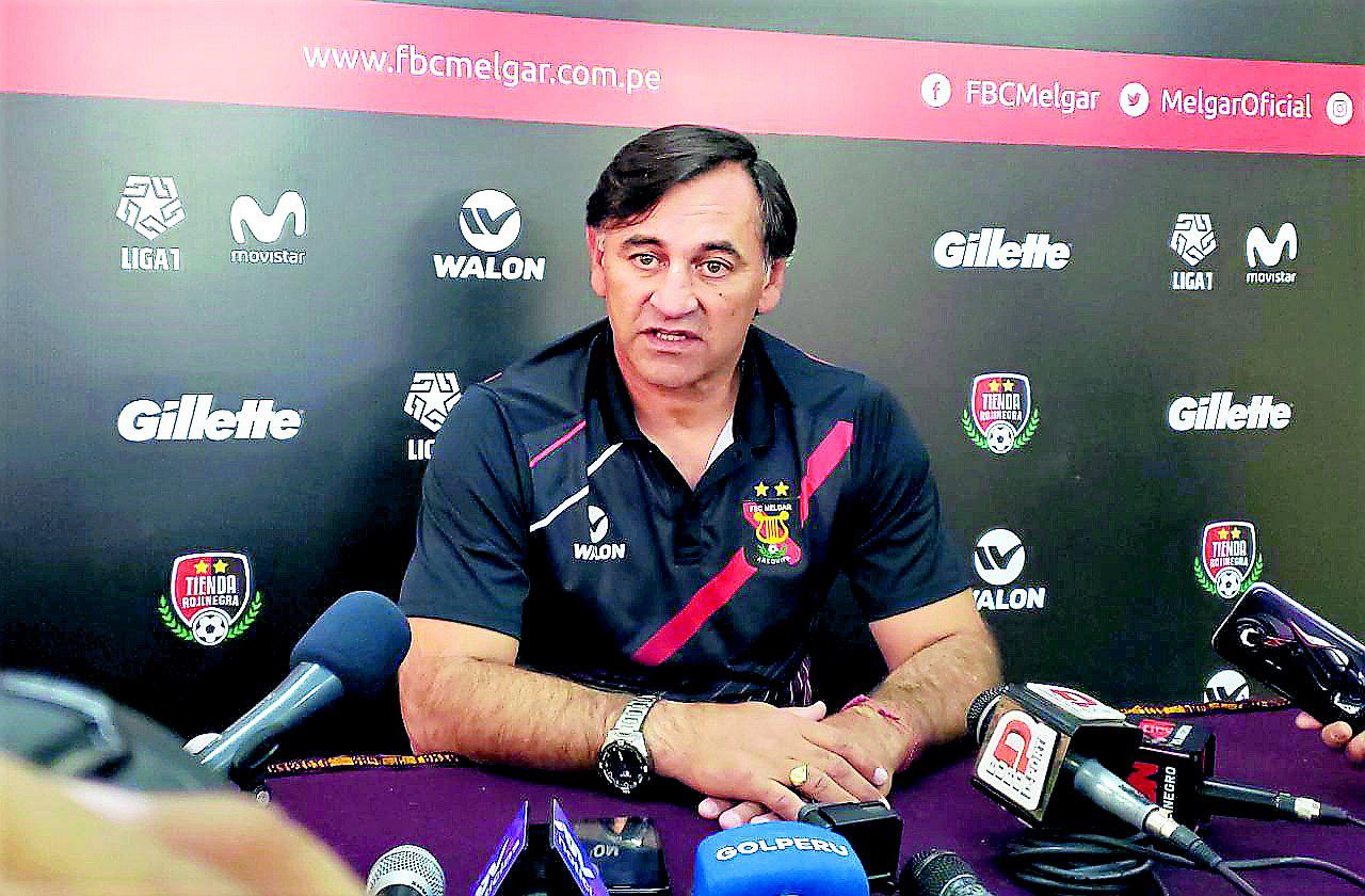 DT Melgar Carlos Bustos: “Nos volvieron  a perjudicar”
