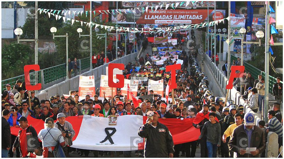Huancayo marcha contra la corrupción (VIDEO)