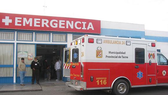 Tacna: un escolar herido tras caída de arco de fútbol sobre su cuerpo