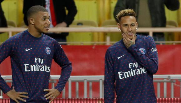 Neymar y Mbappé discutieron por un penal en el partido ante Montpellier. (Foto: AP)