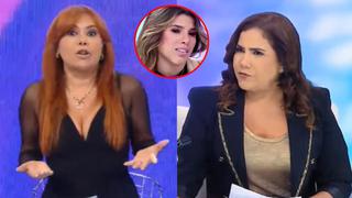 “Ay chiquita, averigua un poco”: Magaly critica a Andrea Llosa por sus “preguntas” a Yahaira Plasencia (VIDEO)