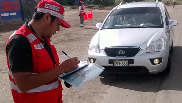 Intervienen a 30 vehículos en la Panamericana Sur