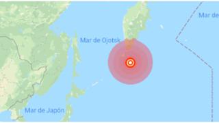 Terremoto de magnitud 7,5 remece las islas Kuriles en Rusia