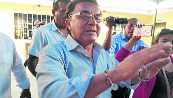 Fiscalía considera que alcalde Hugo Buendía debe cumplir condena en el Penal