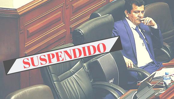 120 días de sanción para el congresista Luis López Vilela por tocamientos indebidos a colega