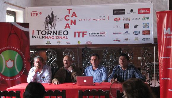 Tacna será sede del I Torneo Internacional de Tenis Seniors del 27 al 31 de agosto