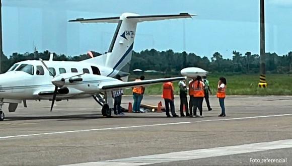 Accidente se registró en el aeródromo de la localidad de San Antonio del Estrecho, del distrito de Putumayo. (Foto: Indecopi)