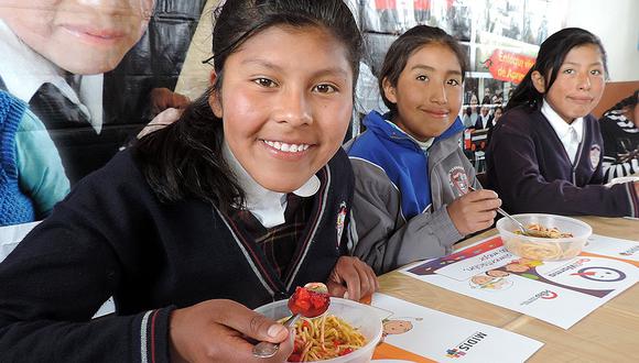 Desayuno escolar se reiniciará en 350 colegios de Moquegua