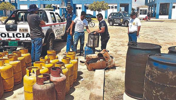 Policía incauta combustible ecuatoriano 