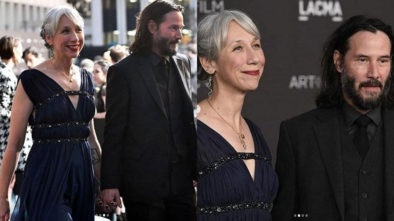 Keanu Reeves se lució con su primera novia tras 10 años en un evento en Estados Unidos