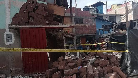 Un muerto tras colapso de vivienda en Cusco (FOTOS)