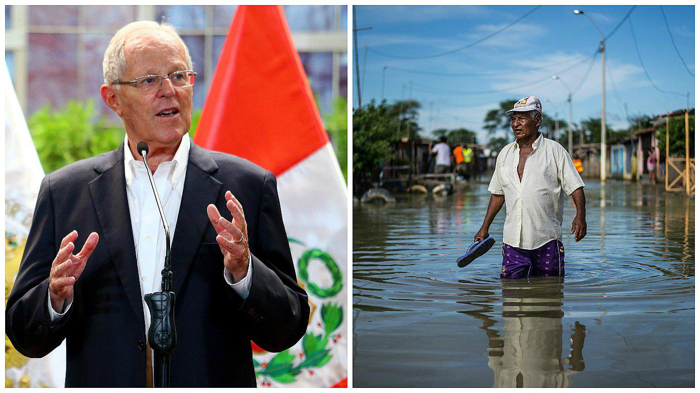 PPK: "En próximas dos semanas las lluvias deberían disminuir radicalmente"