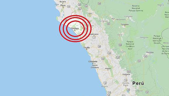 ​Lambayeque: sismo de 5.4 se registró en Ferreñafe