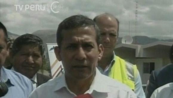 Humala: "Estamos en lucha contra el terrorismo y no podemos bajar la guardia"