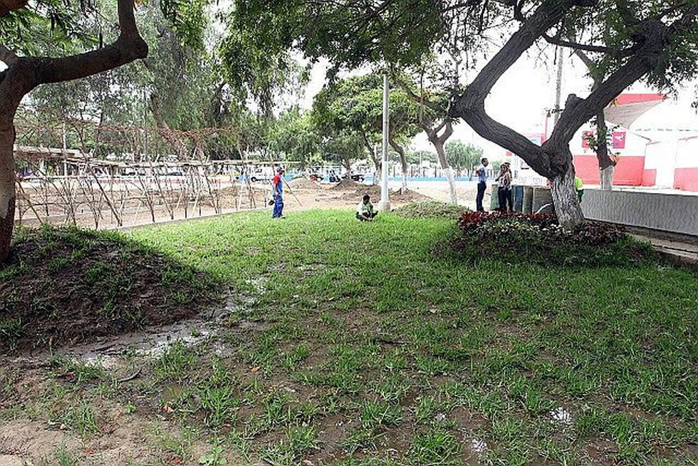 Mejoran parque Yonel Arroyo y construyen lagunas artificiales