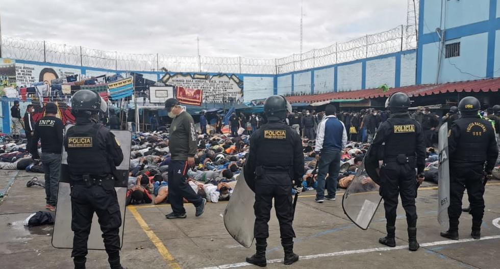 El orden del penal se logró sin realizar mayor uso de la fuerza y sin reportar heridos ni victimas mortales.  (FOTOS: GEC)