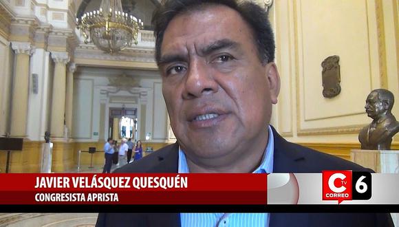 Velásquez Quesquén: "El quinto lugar que ocupó el Apra es una derrota y un resultado impensable" 