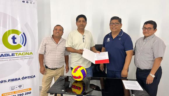 La Liga Departamental de Fútbol de Tacna y la empresa Cable Tacna quieren dar realce a los campeonatos de fútbol local