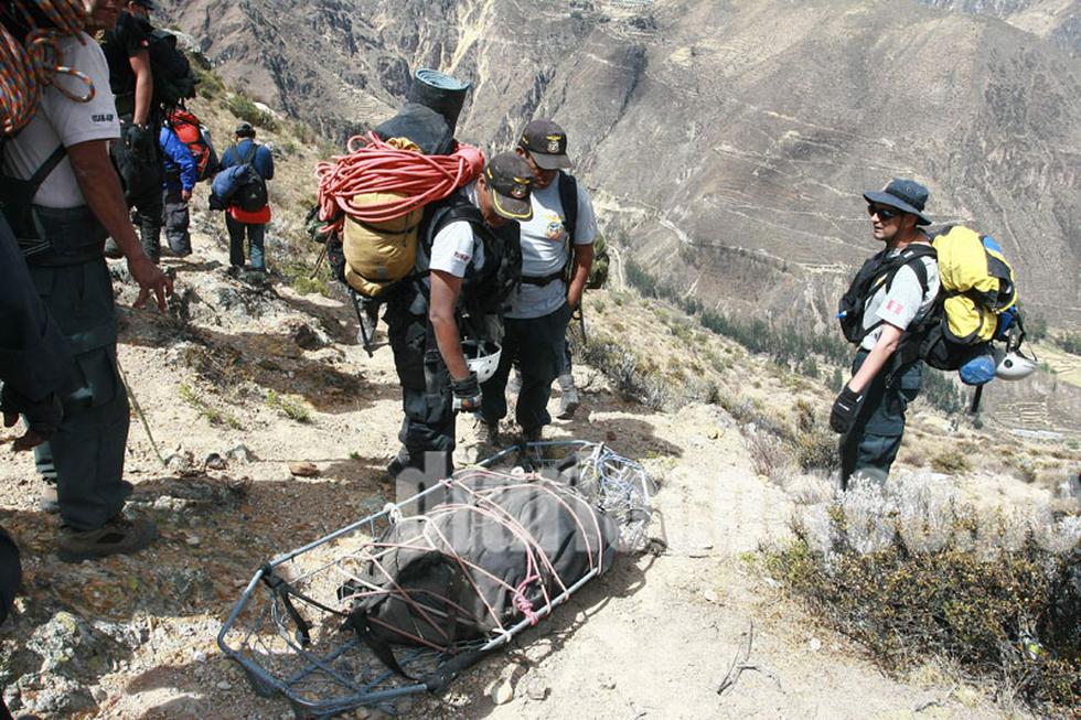 Fotos exclusivas del rescate del presunto cuerpo de Ciro Castillo