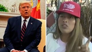Donald Trump agradece a inmigrante peruana que le mostró su apoyo (VIDEO)