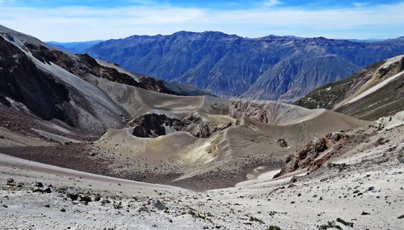 El volcán Huaynaputina erupcionó hace 421 años y estudios señalan que es una de las cinco mayores erupciones volcánicas registradas en el planeta en los últimos 2 mil años. (Foto Ingemmet)