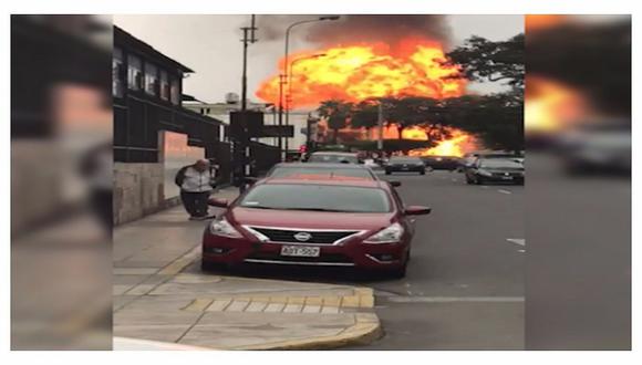 San Isidro: muestran preciso momento en que se escuchan explosiones (VIDEO)