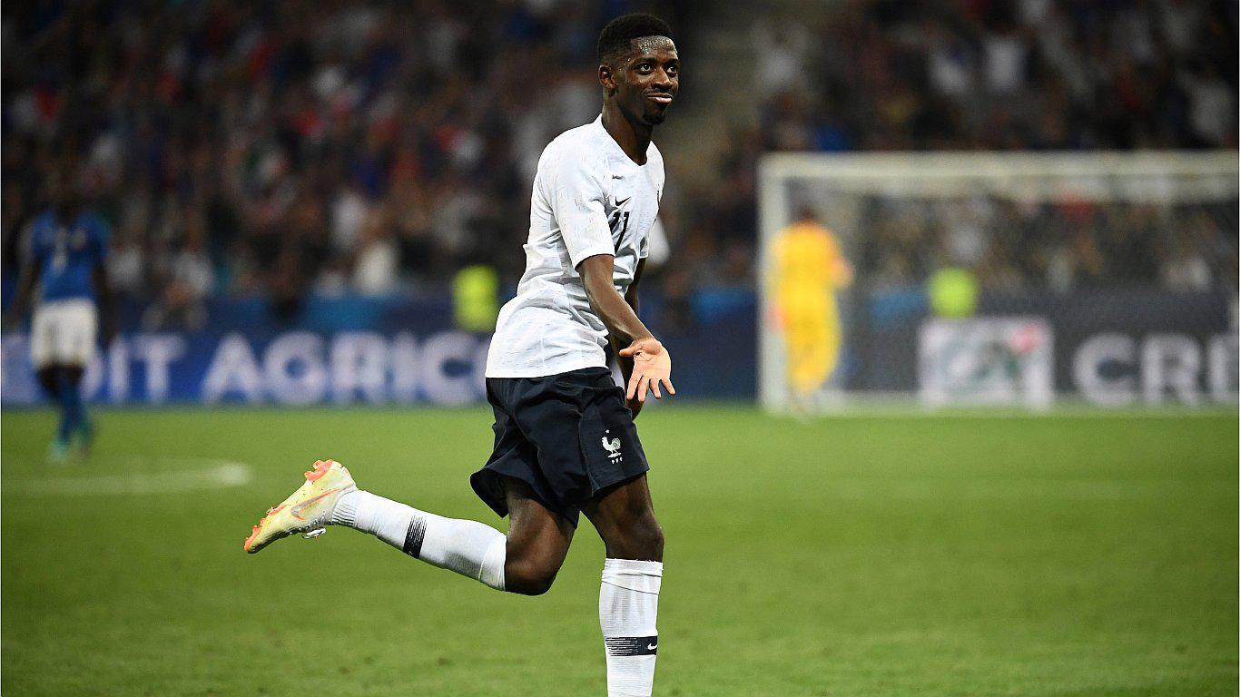 Revive el golazo de Ousmane Dembélé en la victoria de Francia 3-1 ante Italia (VIDEO)