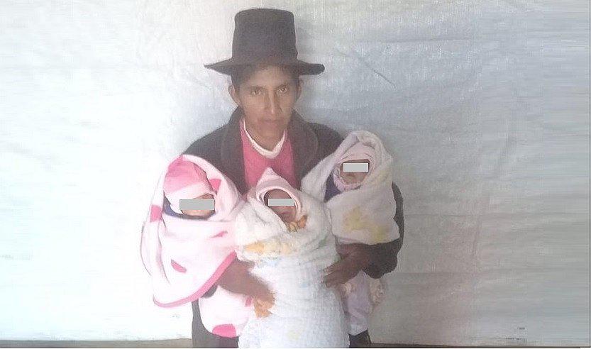 ​Trillizas están en riesgo de padecer anemia y requieren ayuda