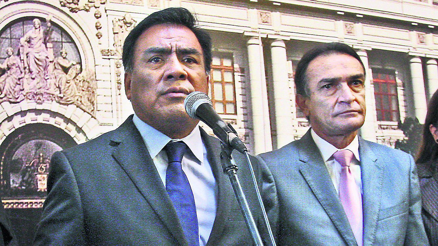 Velásquez, Becerril y Espinoza piden no ser investigados por caso Tumán 