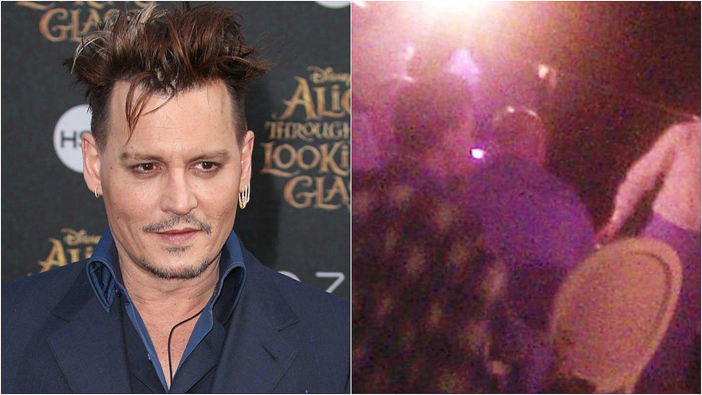 Johnny Depp se distrae con bailarinas del vientre en fiesta (YouTube)
