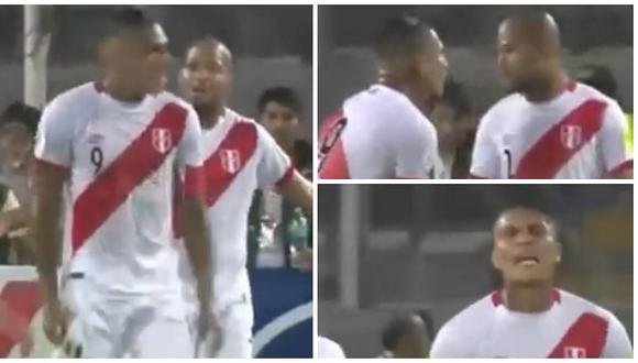 Perú vs. Uruguay: ​Paolo Guerrero cuando estalló en cólera contra Alberto Rodríguez (VIDEO)