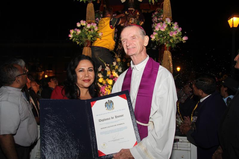 Señor de Ayabaca recibió Medalla de la Ciudad