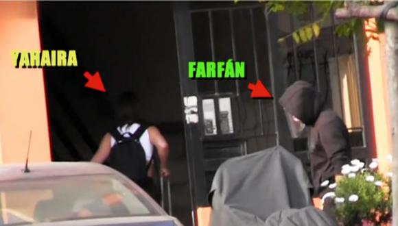 Jefferson Farfán ingresando a la casa de Yahaira Plasencia. | Foto: Captura de pantalla.