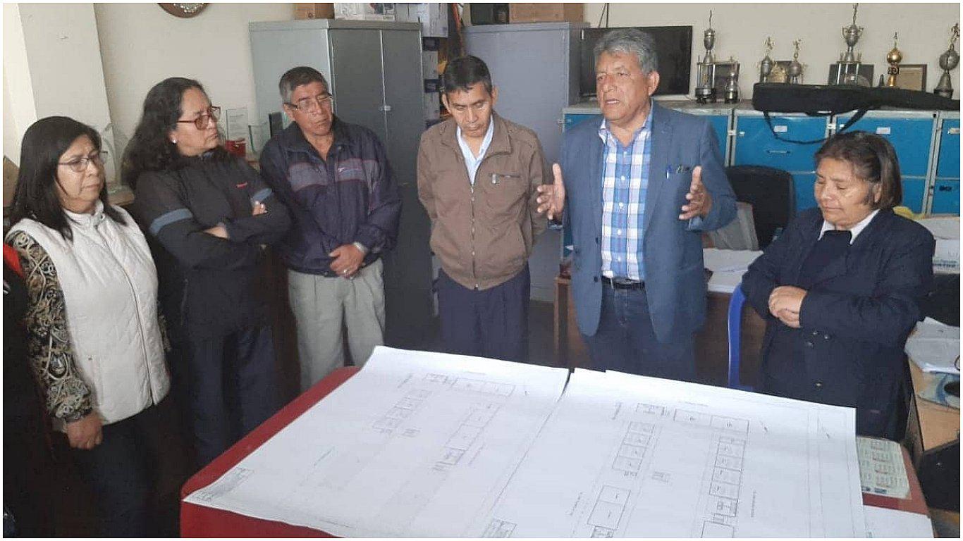 Elaboran expediente técnico para remodelar I.E. Leoncio Prado en El Porvenir 