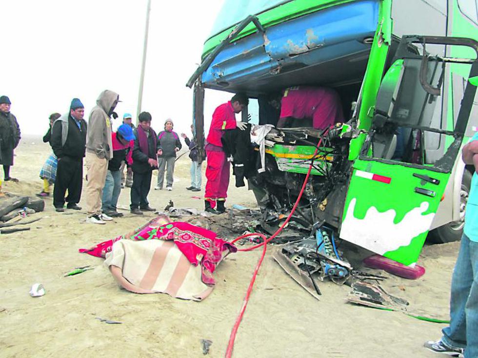 Cinco muertos deja accidente en la CPS