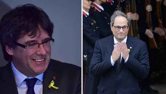 Parlamento catalán otorgó la presidencia al candidato de Carles Puigdemont (FOTOS)