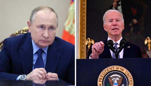 Joe Biden y Vladimir Putin tratarán también de otras cuestiones como la ciberseguridad y estabilidad estratégica. (Foto: Andrew Caballero-Reynolds / Mikhail Metzel  / AFP)
