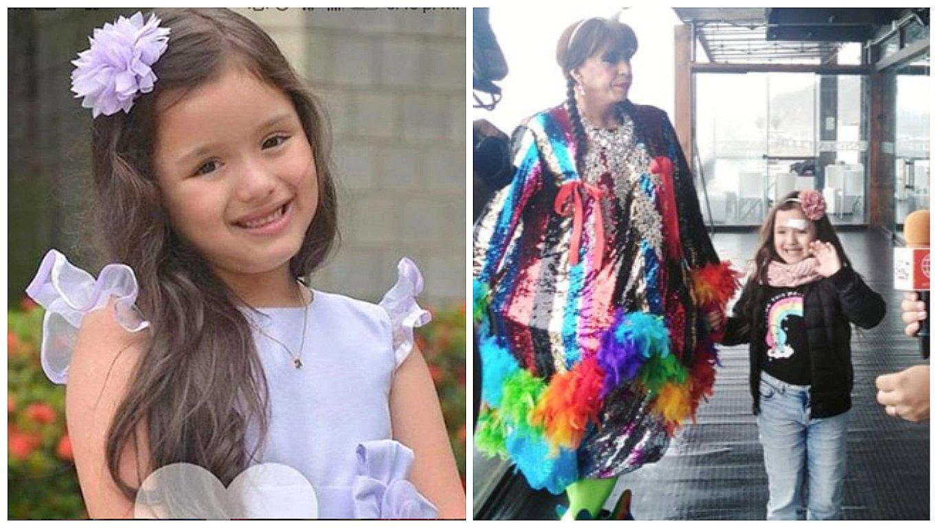 Actriz Alessia Lambruschini sufrió un accidente y terminó con un corte en la ceja