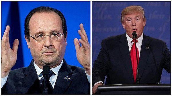 ​Hollande afirma que desde Europa "debemos responder" a Trump